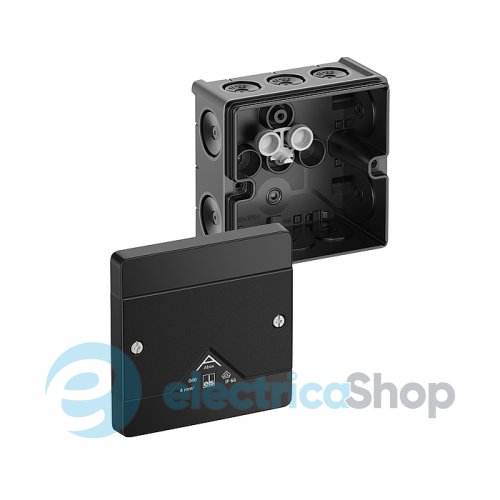 Коробка распределительная 102х102х57 Abox 040-L/sw IP66 черный Spelsberg sp80400001
