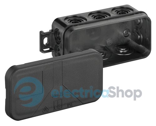 Коробка распределительная 89х43х37 Mini 25-L/sw IP55 черный Spelsberg sp31010801