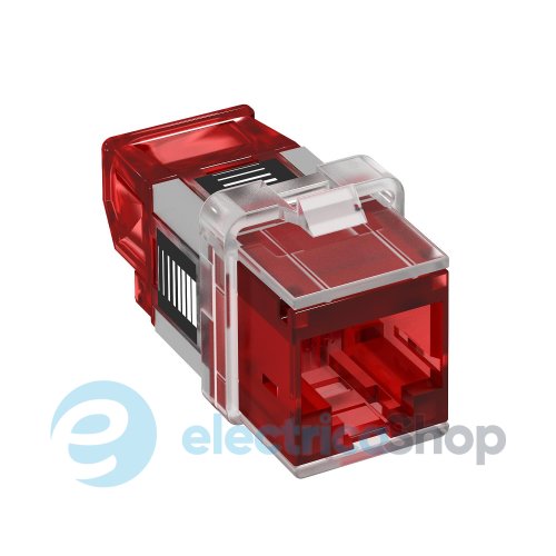 Інформаційний модуль RJ45, Cat.6A, R&M / snap-in (з адаптером Keystone) 6117348