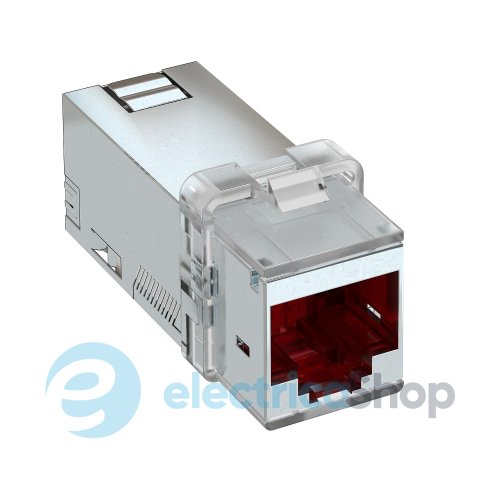 Інформаційний модуль RJ45, Cat.6A, екран., R&M / snap-in (з адаптером Keystone) 6117346