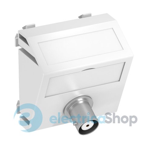 Розетка BNC угловая Modul 45 OBO 6105030, снежно-белый