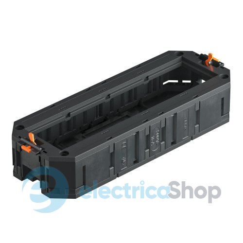 Супорт UT4 під установку 4x modul45, L=208мм ПА OBO 7408727 чорн. граф.
