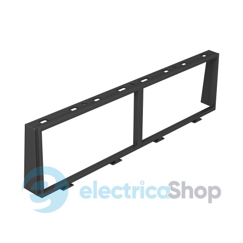 Cупорт-рамка MT45V під установку 2+2 modul45, L=184мм ПА OBO 7408682 чорн. граф.