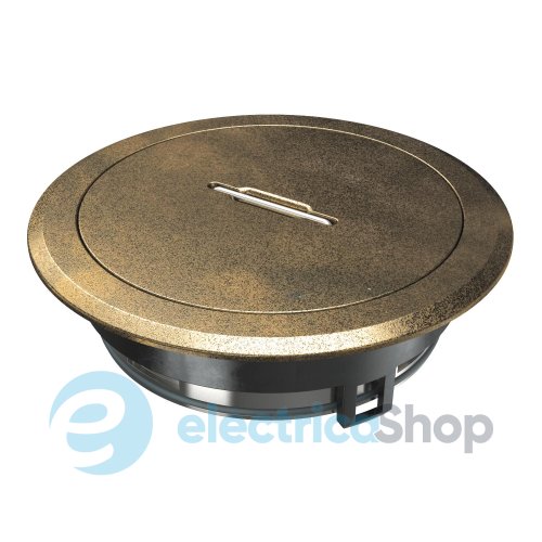 Крышка люка GES R2T CuZn, тубус, IK10, IP66 латунированная OBO 7408862