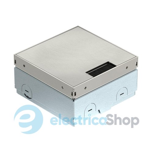 Люк розетковий UDHOME ONE BN, 1х Modul45, (1x RJ45 опційно), (h=75-105мм), IK10, IP40 нерж.сталь OBO Bettermann 7368356