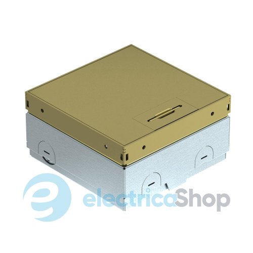 Люк розетковий UDHOME ONE, 1х Modul45, (1x RJ45 опційно), (h=75-105мм), IK10, IP40 латунь OBO Bettermann 7368284
