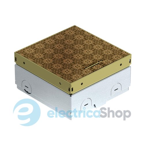 Люк розеточный UDHOME ONE Marygold, 1х Modul45, (h=75-105мм), IK10, IP40 латунь OBO Bettermann 7368224