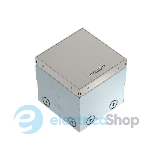 Люк розетковий UDHOME2, 2х 250V 16A (2x RJ45 опційно), (h=110-135мм), IK10, IP40 нерж.сталь OBO Bettermann 7368326