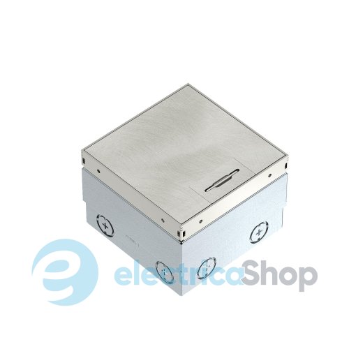 Люк розеточный UDHOME2 Angelhair, 2х Modul45, (h=110-135мм), IK10, IP40 нерж.сталь OBO Bettermann 7368261
