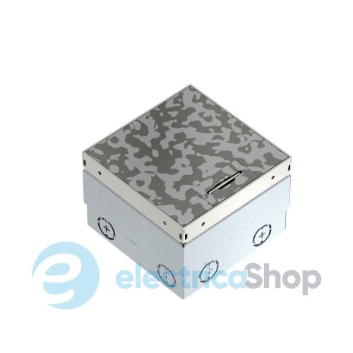 Люк розеточный UDHOME2 Spots, 2х Modul45, (h=110-135мм), IK10, IP40 нерж.сталь OBO Bettermann 7368262