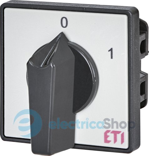 Выключатель "0-1" 1p, 40А, IP40, ETI 4773004 CS 32 90 U, серо-черный