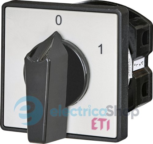 Выключатель "0-1" 2p, 63А, IP40, ETI 4773013 CS 40 91 U, серо-черный