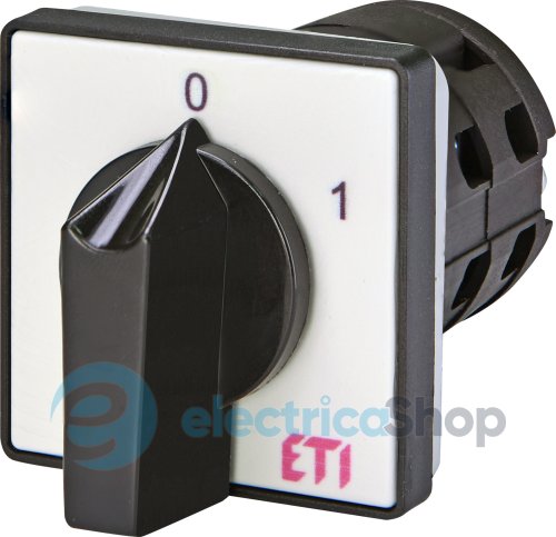 Выключатель "0-1" 3p, 16А, IP40, ETI 4773017 CS 100 91 U, серо-черный