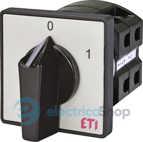Выключатель "0-1" 3p, 63А, IP40, ETI 4773021 CS 40 10 U, серо-черный