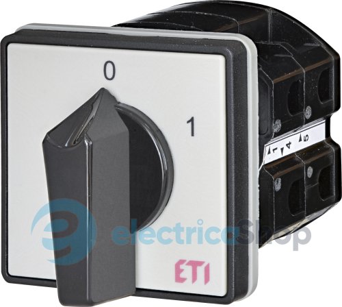Выключатель "0-1" 3p, 80А, IP40, ETI 4773022 CS 63 10 U, серо-черный