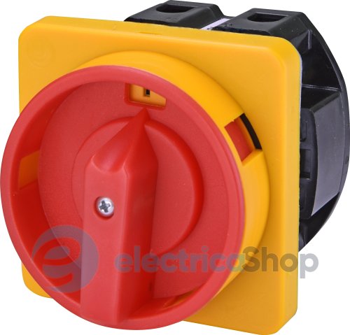 Переключатель многопозиционный "0-1-2" 2p, 63А, IP40, ETI 4773045 CS 63 90 U LK, серо-черный