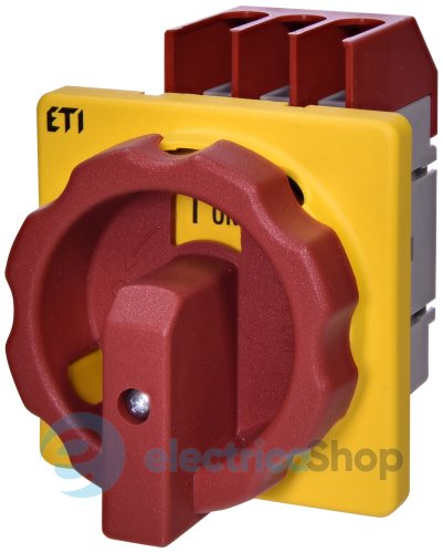 Разъединитель нагрузки LAS 3Р D/Y-R 16 "1-0" 16A ETI 4661205 (на двери шкафа, желто-красный)