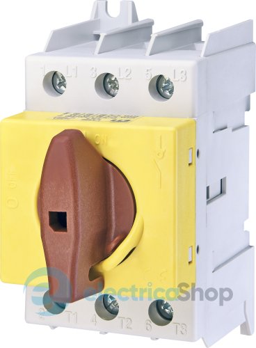 Разъединитель нагрузки LAS 3P Y-R 125 "1-0" 125A ETI 4661108 (желто-красный)