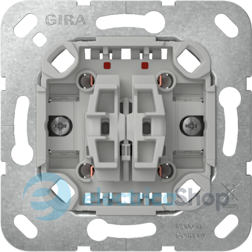 Механізм перемикача 2-кл. 10AX/250V, вставка GIRA 310800