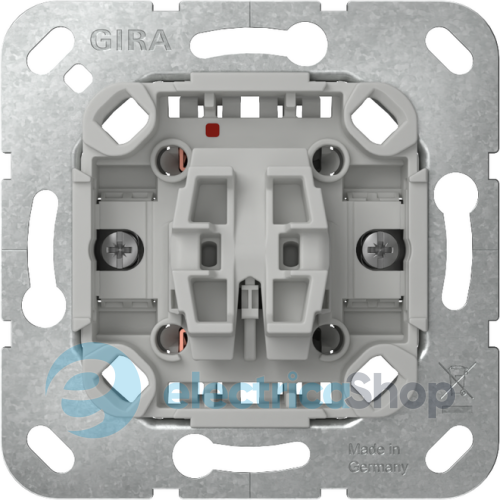 Механізм кнопки 1-полюсний, НВ контакт, 10AX/250V, вставка GIRA 315100