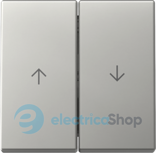 Клавіша 2-кл. зі стрілками System 55 Gira 3294600, сталь