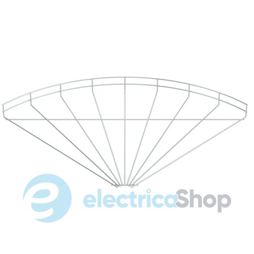 Кутова секція 90° дротяного лотка 55х600мм, G (2,5-10 мкм) OBO 6001971