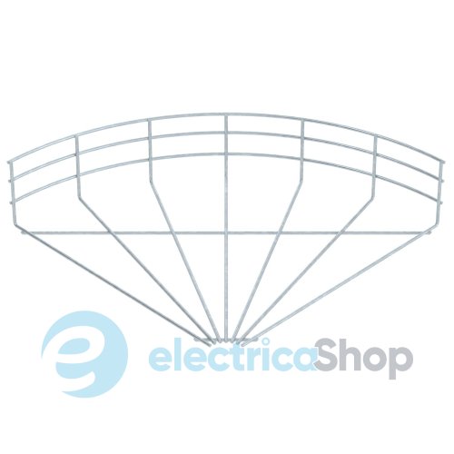 Кутова секція 90° дротяного лотка 105х400мм, FT (40-60 мкм) OBO 6002331