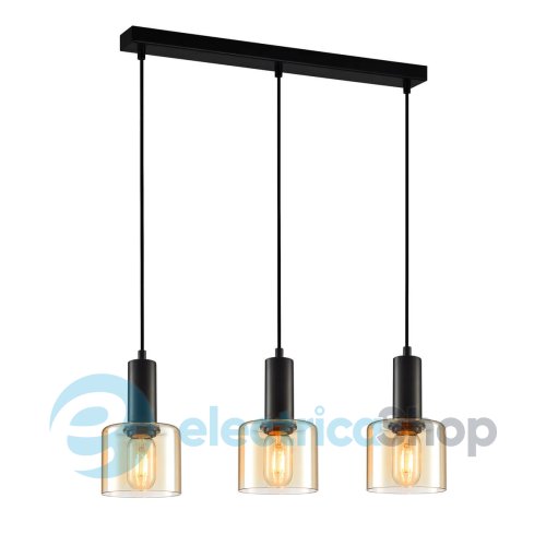 Подвесной светильник Italux Santia PND-65342-3-BK+AMB