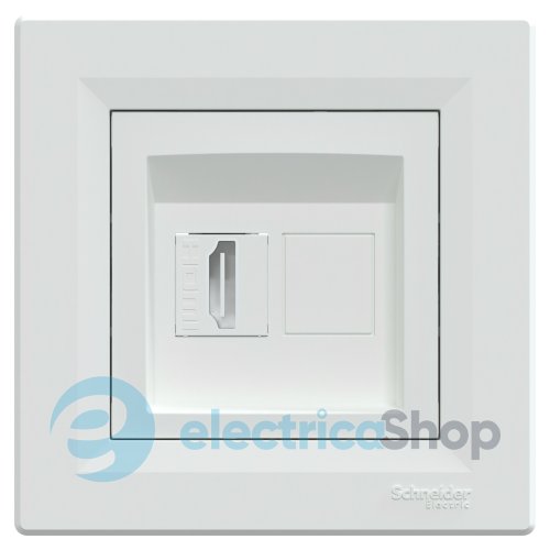 Розетка с разъемом HDMI Asfora Schneider Electric EPH4500121, белая