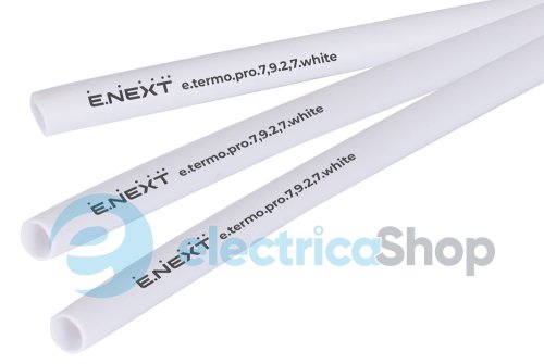 Термоусадочная трубка с клеевым слоем e.termo.pro.7,9.2,7.white, 7,9/2,7, 1м, белая p092019 E.NEXT