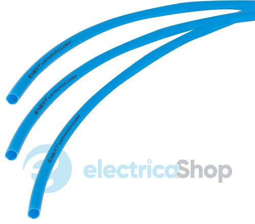 Термоусадочная трубка с клеевым слоем e.termo.pro.6,4.2,2.blue, 6,4/2,2, 1м, синяя p092016 E.NEXT