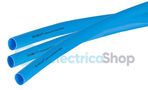 Термоусадочная трубка с клеевым слоем e.termo.pro.7,9.2,7.blue, 7,9/2,7, 1м, синяя p092022 E.NEXT
