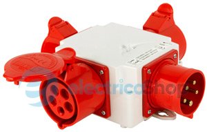 Монтажный набор-разветвитель 32A, 3P+N+Z, 400V/ 2x32A, 3P+N+Z, 400V, 1x16A, 3P+N+Z, 400V, 405-016 TAREL