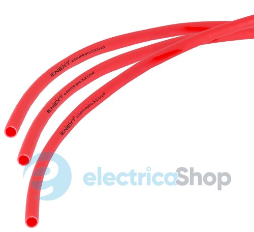 Термоусадочная трубка с клеевым слоем e.termo.pro.3,2.1.red, 3,2/1, 1м, красная p092005 E.NEXT