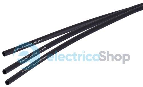Термоусадочная трубка с клеевым слоем e.termo.pro.3,2.1.black, 3,2/1, 1м, черная p092006 E.NEXT
