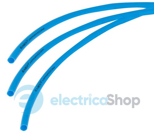 Термоусадочная трубка с клеевым слоем e.termo.pro.3,2.1.blue, 3,2/1, 1м, синяя p092004 E.NEXT