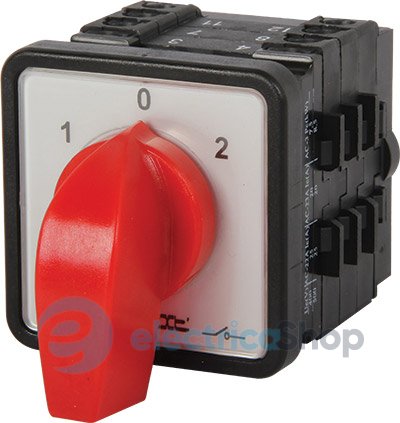 Пакетний перемикач LK16/4.324-ZP/45 щитовий, з передньою панеллю, 0-зірка-трикутник, 16А 8341-200 E.NEXT