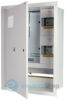 Корпус e.mbox.stand.w.f3.24.z.е металлический, под 3-ф. электронный счетчик, встраиваемый 24 мод. с замком. s0100051 E.NEXT