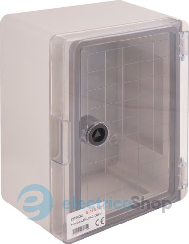 Корпус ударопрочный с АБС e.plbox.180.240.130.tr, 180х240х130мм, IP65 с прозрачной дверцей CP5032 E.NEXT