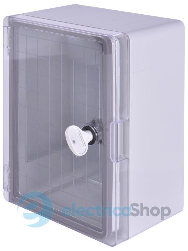 Корпус ударопрочный с АБС e.plbox.210.280.130.tr, 210х280х130мм, IP65 с прозрачной дверцей CP5011 E.NEXT