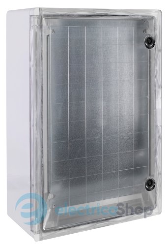 Корпус ударопрочный с АБС e.plbox.400.600.200.tr, 400х600х200мм, IP65 с прозрачной дверцей CP5015 E.NEXT