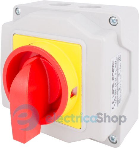 Пакетный переключатель LK25/2.211-ОК/45 в корпусе (под пломбировку), 3p, 0-1, 25А, IP44 8418-200 E.NEXT