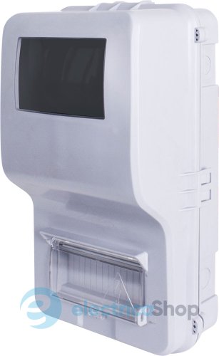 Корпус пластиковий обліковий e.plbox.stand.n.f3.7 IP54 навісний, під трифазний лічильник, 7 модулів s0110011 E.NEXT