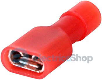 Наконечник-з'єднувач ізольований серії FN e.terminal.stand.fdfn1.25.250.red (fn.f.0,5.1,5) 0,5-1,5 кв.мм "мама", 100шт s4039000 E.NEXT