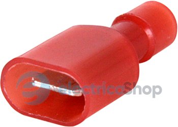 Наконечник-з'єднувач ізольований серії FN e.terminal.stand.mdfn1.25.250.red (fn.m.0,5.1,5) 0,5-1,5 кв.мм "папа", 100шт s4039003 E.NEXT