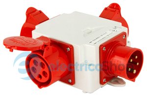 Монтажный набор-разветвитель 16A, 3P+N+Z, 400V/ 3x16A, 3P+N+Z, 400V, 401-016 TAREL