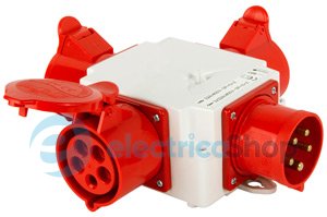 Монтажный набор-разветвитель 32A, 3P+N+Z, 400V/ 3x32A, 3P+N+Z, 400V, 407-032 TAREL