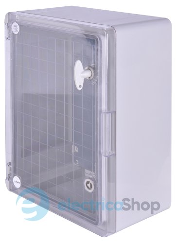 Корпус из ABS-пластика e.plbox.pro.p.40.30.17.tr с прозрачной дверцей 400x300x170мм IP65 p084203 E.NEXT