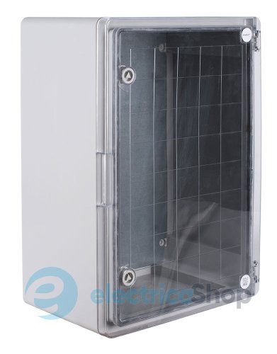 Корпус из ABS-пластика e.plbox.pro.p.50.35.22.tr с прозрачной дверцей 500x350x220мм IP65 p084205 E.NEXT