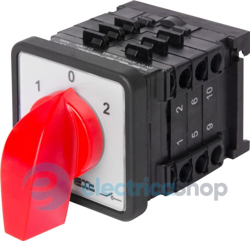 Пакетний перемикач LK16/3.323-SP/45 щитовий, на DIN - рейку, 3p, 1-0-2, 16А 8337-200 E.NEXT